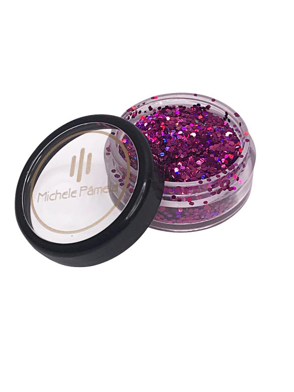 Glitter flocado Michele Pâmela - RED GLOW