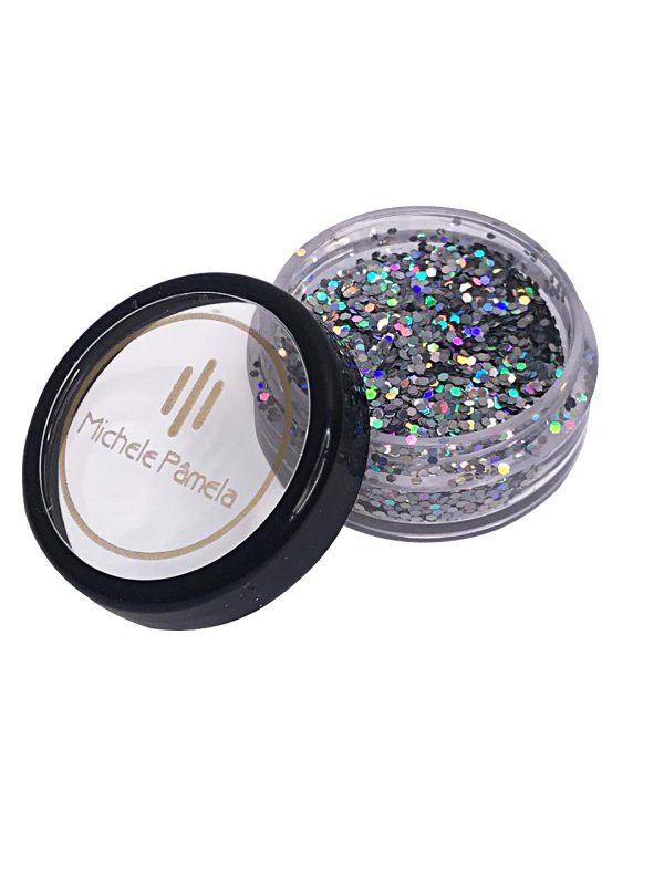 Glitter flocado Michele Pâmela - SILVER GLOW