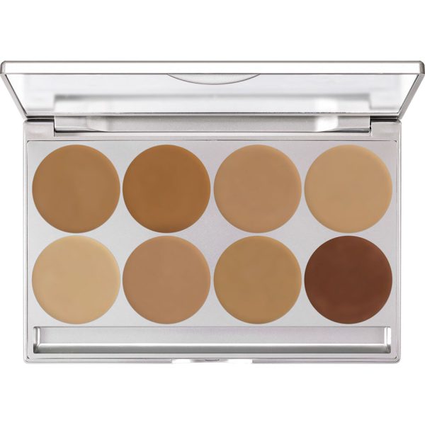 HD Micro Foundation Cream Palette, 8 cores MFC 1- Kryolan