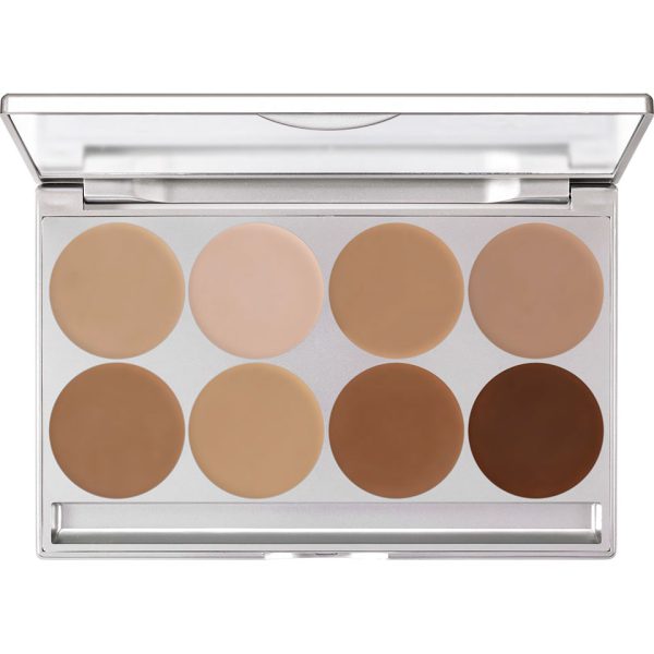 HD Micro Foundation Cream Palette, 8 cores MFC 2- Kryolan