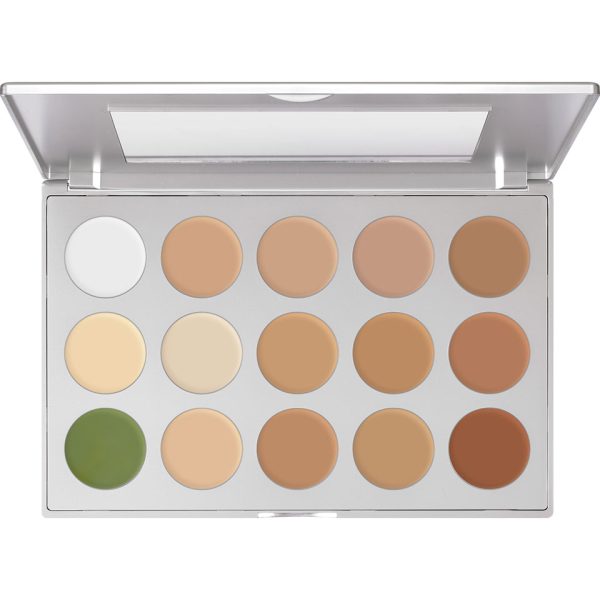 Ultra Foundation Palette 15 cores- Universal- Kryolan