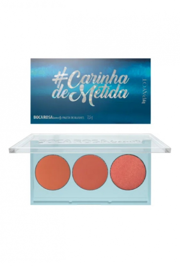 Paleta De Blush Boca Rosa - #CarinhaDeMetida